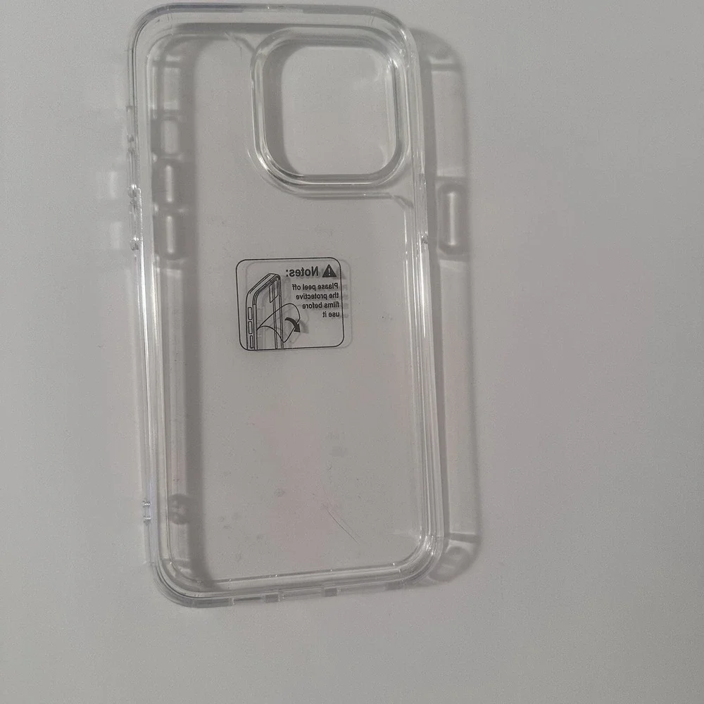 Tauri iPhone 14 Pro Case, 3-in-1, Clear Case With 2 Pack Screen Protectors NEW